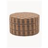 WOOOD Pouf in ciniglia Sarli - Marrone, Rosa