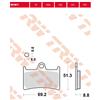 TRW Pastiglie Freno Organiche MCB 611