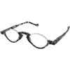 Válle Reading 26403 C1 | Occhiali da Vista Graduati | Prova Online | Plastica | Ovali / Ellittici | Nero, Trasparente | Adrialenti
