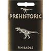 Tirannosauro Rex (T-Rex ) Dinosauro Pin Distintivo (Su Preistorico Display Card)