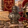 WESTAIR Statuetta Testa Soldato Romano Resina Bronzo 2.5" - Nuovo