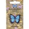 Spilla Farfalla Blu Morfo Realistica - Nuova