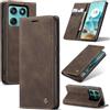 Azororo Cover per Motorola Moto Edge60 Fusion 5G, Premium PU Pelle Custodia, Magnetica Carta Fessura Portafoglio Case, Flip Cavalletto Custodia per Motorola Edge60 Fusion - Caffè