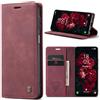 Azororo Cover per Samsung Galaxy A25 5G, Premium PU Pelle Custodia, Magnetica Carta Fessura Portafoglio Case, Flip Cavalletto Custodia per Samsung Galaxy A25- Vino Rosso