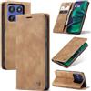 Azororo Cover per Motorola Moto Edge60 Stylus 5G, Premium PU Pelle Custodia, Magnetica Carta Fessura Portafoglio Case, Flip Cavalletto Custodia per Motorola Edge60 Stylus - Marrone