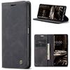 Azororo Cover per Samsung Galaxy A14 5G/4G, Premium PU Pelle Custodia, Magnetica Carta Fessura Portafoglio Case, Flip Cavalletto Custodia per Samsung Galaxy A14- Nero