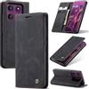 Azororo Cover per Motorola Moto Edge60 Pro 5G, Premium PU Pelle Custodia, Magnetica Carta Fessura Portafoglio Case, Flip Cavalletto Custodia per Motorola Edge60 Pro - Nero