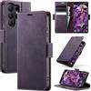 Azororo Cover per Samsung Galaxy S26 Ultra 5G, Premium PU Pelle Custodia, Magnetica Carta Fessura Portafoglio Case, Flip Cavalletto Custodia per Samsung Galaxy S26 Ultra - Viola
