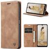 Azororo Cover per Samsung Galaxy A14 5G/4G, Premium PU Pelle Custodia, Magnetica Carta Fessura Portafoglio Case, Flip Cavalletto Custodia per Samsung Galaxy A14- Marrone