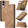 Azororo Cover per Samsung Galaxy S25 Edge 5G, Premium PU Pelle Custodia, Magnetica Carta Fessura Portafoglio Case, Flip Cavalletto Custodia per Samsung Galaxy S25 Edge - Marrone