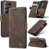 Azororo Cover per Samsung Galaxy S26 Ultra 5G, Premium PU Pelle Custodia, Magnetica Carta Fessura Portafoglio Case, Flip Cavalletto Custodia per Samsung Galaxy S26 Ultra - Caffè