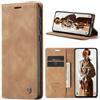 Azororo Cover per Samsung Galaxy A55 5G, Premium PU Pelle Custodia, Magnetica Carta Fessura Portafoglio Case, Flip Cavalletto Custodia per Samsung Galaxy A55- Marrone