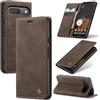 Azororo Cover per Google Pixel 10 5G, Premium PU Pelle Custodia, Magnetica Carta Fessura Portafoglio Case, Flip Cavalletto Custodia per Google Pixel 10 - Caffè