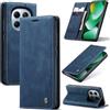 Azororo Cover per Redmi Note 15 4G, Premium PU Pelle Custodia, Magnetica Carta Fessura Portafoglio Case, Flip Cavalletto Custodia per Redmi Note 15 4G - Blu