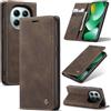 Azororo Cover per Redmi Note 15 5G, Premium PU Pelle Custodia, Magnetica Carta Fessura Portafoglio Case, Flip Cavalletto Custodia per Redmi Note 15 5G - Caffè
