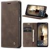 Azororo Cover per Samsung Galaxy A25 5G, Premium PU Pelle Custodia, Magnetica Carta Fessura Portafoglio Case, Flip Cavalletto Custodia per Samsung Galaxy A25- Caffè