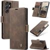 Azororo Cover per Samsung Galaxy S25 Ultra 5G, Premium PU Pelle Custodia, Magnetica Carta Fessura Portafoglio Case, Flip Cavalletto Custodia per Samsung Galaxy S25 Ultra- Caffè