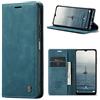 Azororo Cover per Samsung Galaxy A14 5G/4G, Premium PU Pelle Custodia, Magnetica Carta Fessura Portafoglio Case, Flip Cavalletto Custodia per Samsung Galaxy A14- Blu verde