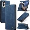 Azororo Cover per Samsung Galaxy S25 Edge 5G, Premium PU Pelle Custodia, Magnetica Carta Fessura Portafoglio Case, Flip Cavalletto Custodia per Samsung Galaxy S25 Edge - Blu