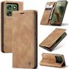 Azororo Cover per Motorola Moto G56 5G, Premium PU Pelle Custodia, Magnetica Carta Fessura Portafoglio Case, Flip Cavalletto Custodia per Motorola G56 - Marrone