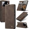 Azororo Cover per Xiaomi 15 5G, Premium PU Pelle Custodia, Magnetica Carta Fessura Portafoglio Case, Flip Cavalletto Custodia per Xiaomi 15 - Caffè
