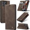 Azororo Cover per Motorola Moto Edge50 Pro 5G, Premium PU Pelle Custodia, Magnetica Carta Fessura Portafoglio Case, Flip Cavalletto Custodia per Motorola Edge50 Pro - Caffè