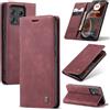 Azororo Cover per Motorola Moto Edge50 Pro 5G, Premium PU Pelle Custodia, Magnetica Carta Fessura Portafoglio Case, Flip Cavalletto Custodia per Motorola Edge50 Pro - Vino Rosso