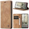 Azororo Cover per Samsung Galaxy A34 5G, Premium PU Pelle Custodia, Magnetica Carta Fessura Portafoglio Case, Flip Cavalletto Custodia per Samsung Galaxy A34- Marrone