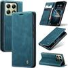 Azororo Cover per Xiaomi 14T 5G, Premium PU Pelle Custodia, Magnetica Carta Fessura Portafoglio Case, Flip Cavalletto Custodia per Xiaomi 14T - Blu verde