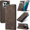 Azororo Cover per Redmi Note 15 Pro 4G, Premium PU Pelle Custodia, Magnetica Carta Fessura Portafoglio Case, Flip Cavalletto Custodia per Redmi Note 15 Pro 4G - Caffè