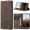 Azororo Cover per Samsung Galaxy S25 Plus 5G, Premium PU Pelle Custodia, Magnetica Carta Fessura Portafoglio Case, Flip Cavalletto Custodia per Samsung Galaxy S25 Plus- Caffè