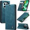 Azororo Cover per Redmi Note 15 5G, Premium PU Pelle Custodia, Magnetica Carta Fessura Portafoglio Case, Flip Cavalletto Custodia per Redmi Note 15 5G - Blu verde