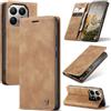 Azororo Cover per Xiaomi 15T 5G, Premium PU Pelle Custodia, Magnetica Carta Fessura Portafoglio Case, Flip Cavalletto Custodia per Xiaomi 15T - Marrone