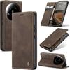 Azororo Cover per Xiaomi 14 Ultra 5G, Premium PU Pelle Custodia, Magnetica Carta Fessura Portafoglio Case, Flip Cavalletto Custodia per Xiaomi 14 Ultra - Caffè