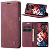 Azororo Cover per Samsung Galaxy A15 5G/4G, Premium PU Pelle Custodia, Magnetica Carta Fessura Portafoglio Case, Flip Cavalletto Custodia per Samsung Galaxy A15- Vino Rosso