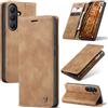 Azororo Cover per Samsung Galaxy S26 5G, Premium PU Pelle Custodia, Magnetica Carta Fessura Portafoglio Case, Flip Cavalletto Custodia per Samsung Galaxy S26 - Marrone