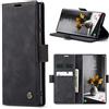 Azororo Cover per Samsung Galaxy S23 Ultra 5G, Premium PU Pelle Custodia, Magnetica Carta Fessura Portafoglio Case, Flip Cavalletto Custodia per Samsung Galaxy S23 Ultra- Nero