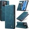 Azororo Cover per Redmi Note 13 5G, Premium PU Pelle Custodia, Magnetica Carta Fessura Portafoglio Case, Flip Cavalletto Custodia per Redmi Note 13 5G - Blu verde