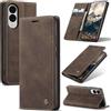Azororo Cover per Samsung Galaxy S25 Edge 5G, Premium PU Pelle Custodia, Magnetica Carta Fessura Portafoglio Case, Flip Cavalletto Custodia per Samsung Galaxy S25 Edge - Caffè