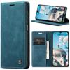 Azororo Cover per Samsung Galaxy A15 5G/4G, Premium PU Pelle Custodia, Magnetica Carta Fessura Portafoglio Case, Flip Cavalletto Custodia per Samsung Galaxy A15- Blu verde