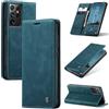 Azororo Cover per Samsung Galaxy S21 Ultra 5G, Premium PU Pelle Custodia, Magnetica Carta Fessura Portafoglio Case, Flip Cavalletto Custodia per Samsung Galaxy S21 Ultra - Blu verde