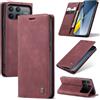 Azororo Cover per Xiaomi Poco F8 Pro 5G, Premium PU Pelle Custodia, Magnetica Carta Fessura Portafoglio Case, Flip Cavalletto Custodia per Xiaomi Poco F8 Pro - Vino Rosso
