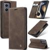 Azororo Cover per Motorola Moto Edge50 Fusion 5G, Premium PU Pelle Custodia, Magnetica Carta Fessura Portafoglio Case, Flip Cavalletto Custodia per Motorola Edge50 Fusion - Caffè