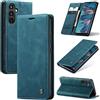 Azororo Cover per Samsung Galaxy A34 5G, Premium PU Pelle Custodia, Magnetica Carta Fessura Portafoglio Case, Flip Cavalletto Custodia per Samsung Galaxy A34- Blu verde