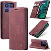 Azororo Cover per Motorola Moto Edge60 Stylus 5G, Premium PU Pelle Custodia, Magnetica Carta Fessura Portafoglio Case, Flip Cavalletto Custodia per Motorola Edge60 Stylus - Vino Rosso