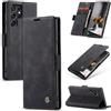 Azororo Cover per Samsung Galaxy S22 Ultra 5G, Premium PU Pelle Custodia, Magnetica Carta Fessura Portafoglio Case, Flip Cavalletto Custodia per Samsung Galaxy S22 Ultra - Nero