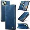 Azororo Cover per iPhone 15 Plus 5G, Premium PU Pelle Custodia, Magnetica Carta Fessura Portafoglio Case, Flip Cavalletto Custodia per iPhone 15 Plus - Blu