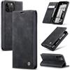 Azororo Cover per iPhone 13 Pro 5G, Premium PU Pelle Custodia, Magnetica Carta Fessura Portafoglio Case, Flip Cavalletto Custodia per iPhone 13 Pro - Nero