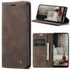 Azororo Cover per Samsung Galaxy A34 5G, Premium PU Pelle Custodia, Magnetica Carta Fessura Portafoglio Case, Flip Cavalletto Custodia per Samsung Galaxy A34- Caffè