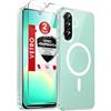 LeYi Cover Magnetica per Samsung A26 5G con 2 Vetro Temperato(Trasparente) | Custodia [Compatibile con MagSafe] Protezione Fotocamera TPU Bumper Originale Antiurto Protettiva Case per Galaxy A 26